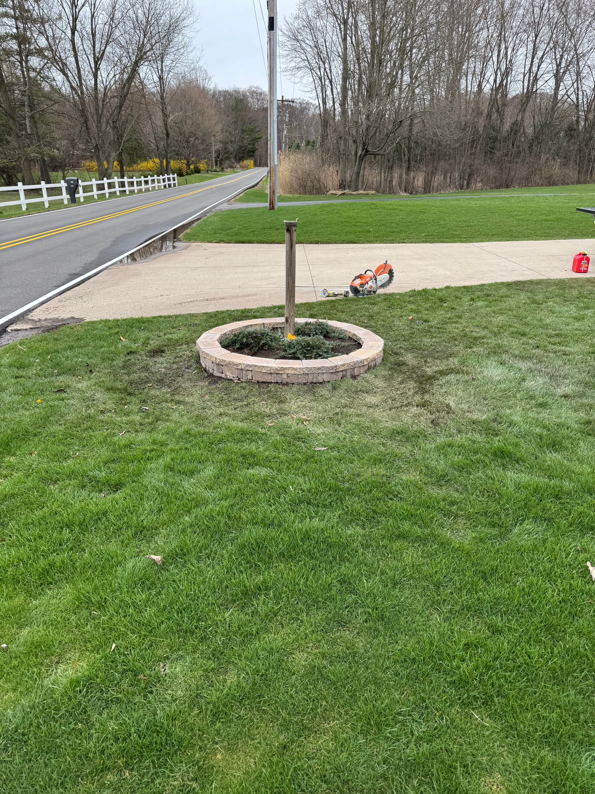 Planter Restoration in Chesterton with New Brickwork