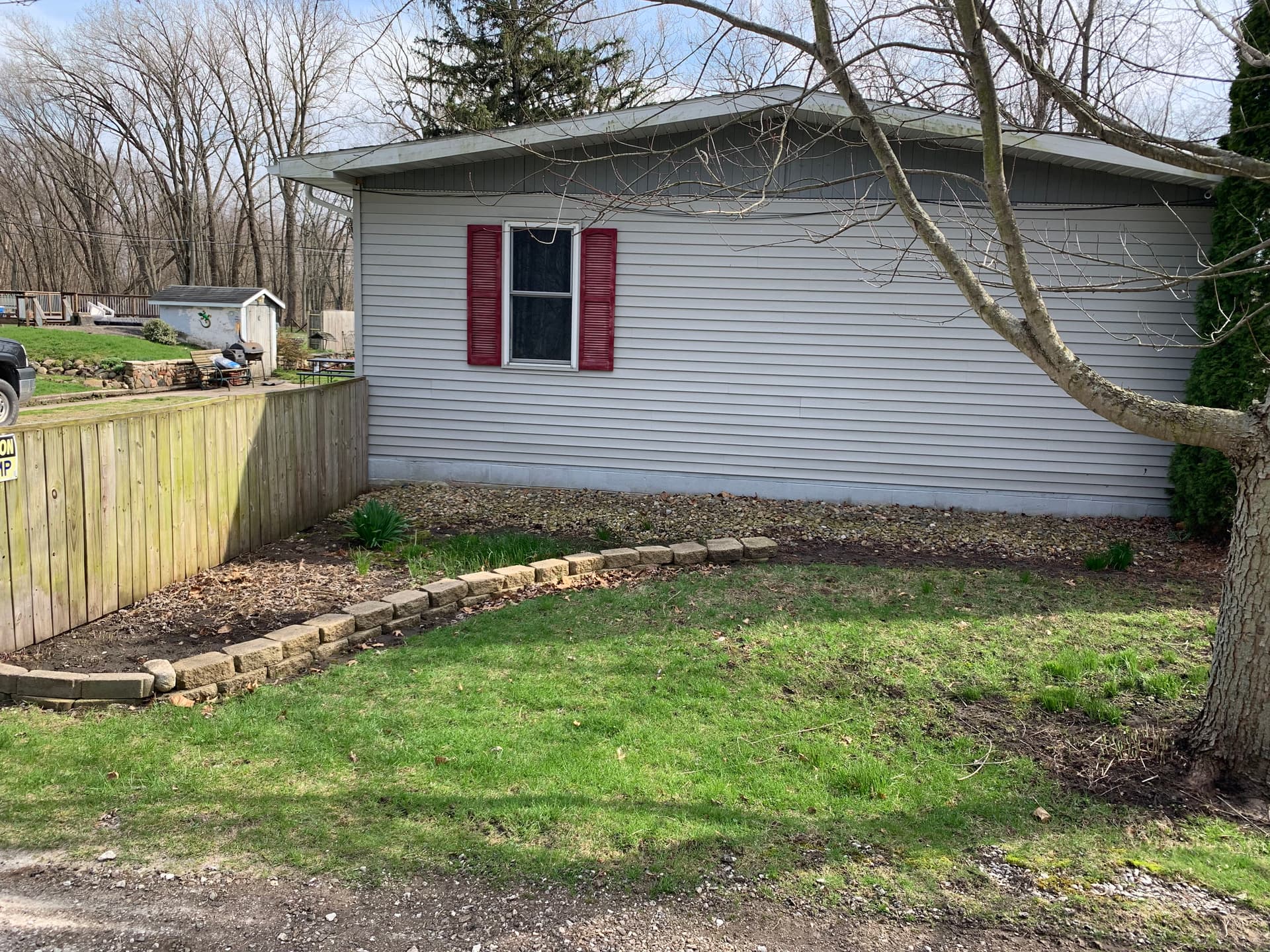 Gallery photos for Garden Overhaul with Vibrant Planting and Red Stone: Image #4