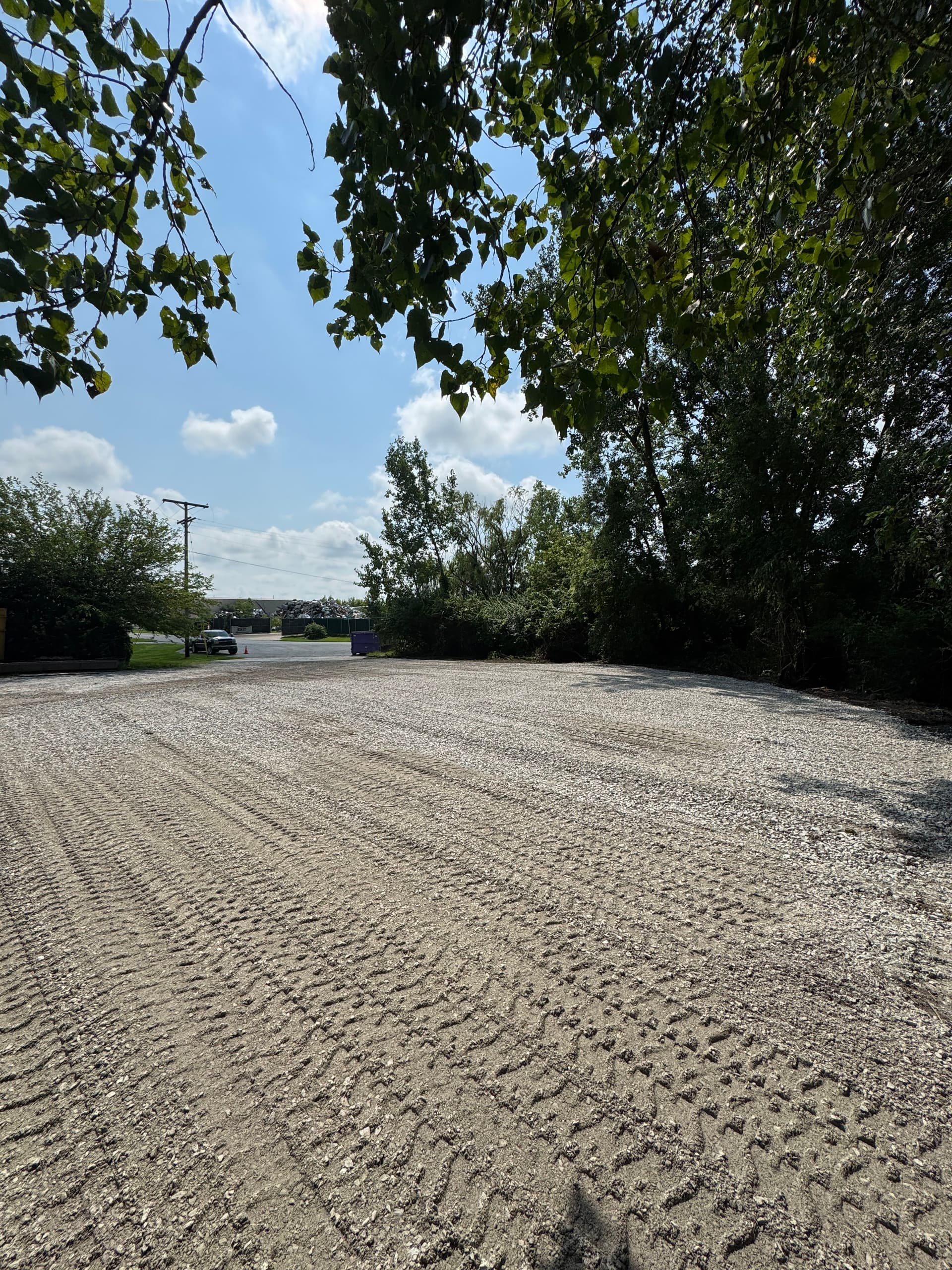 Heavy Brush Clearing and Gravel Parking Space Build