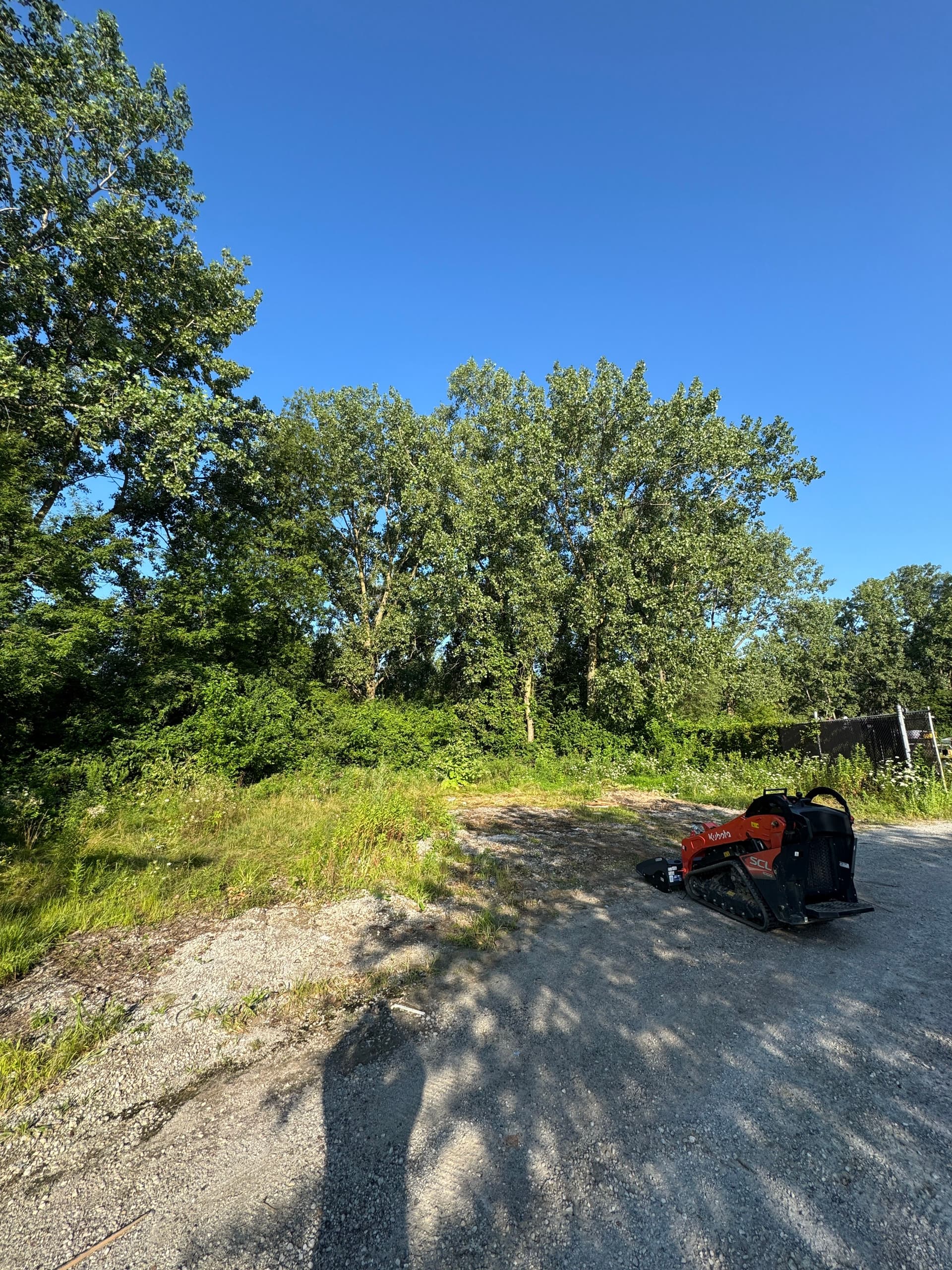 Heavy Brush Clearing and Gravel Parking Space Build