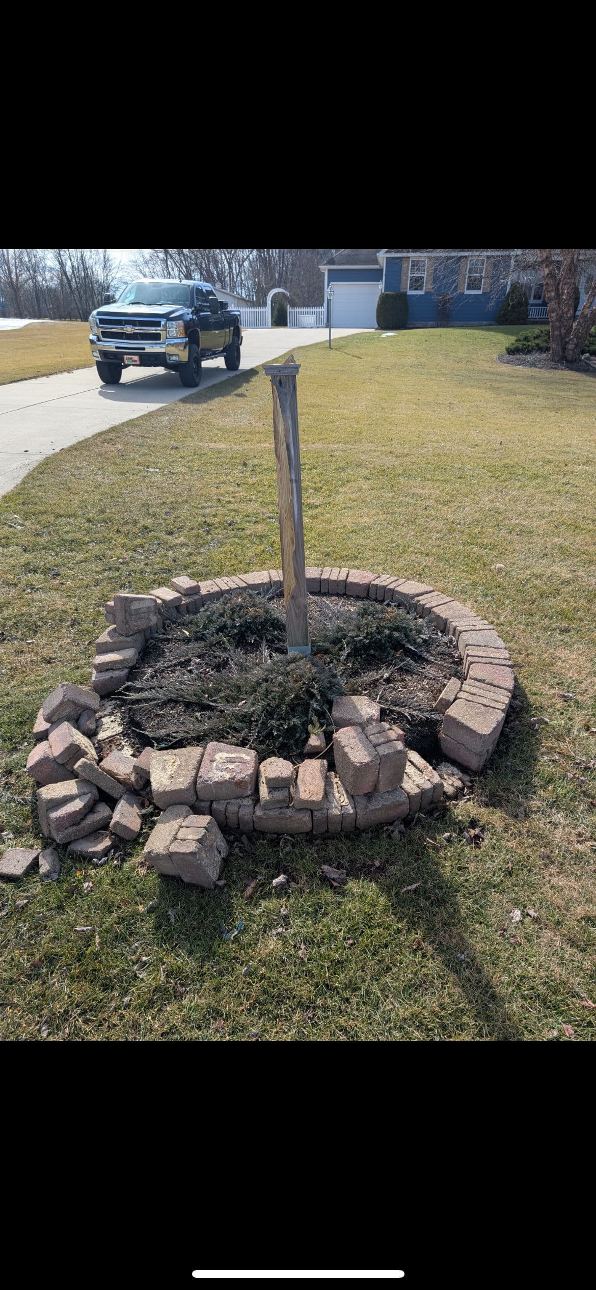 Planter Restoration in Chesterton with New Brickwork