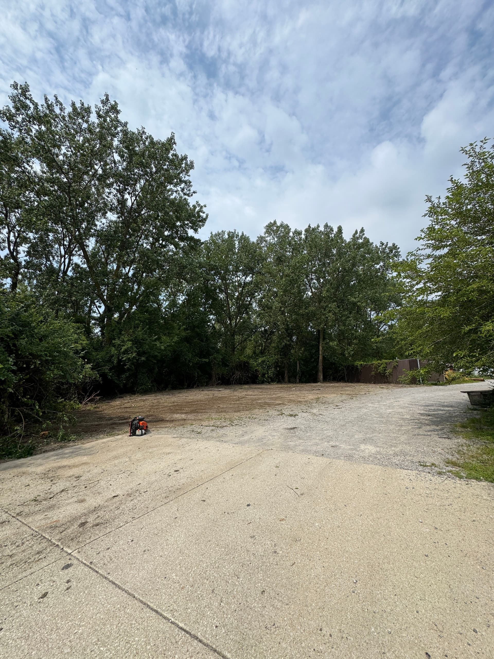 Heavy Brush Clearing and Gravel Parking Space Build