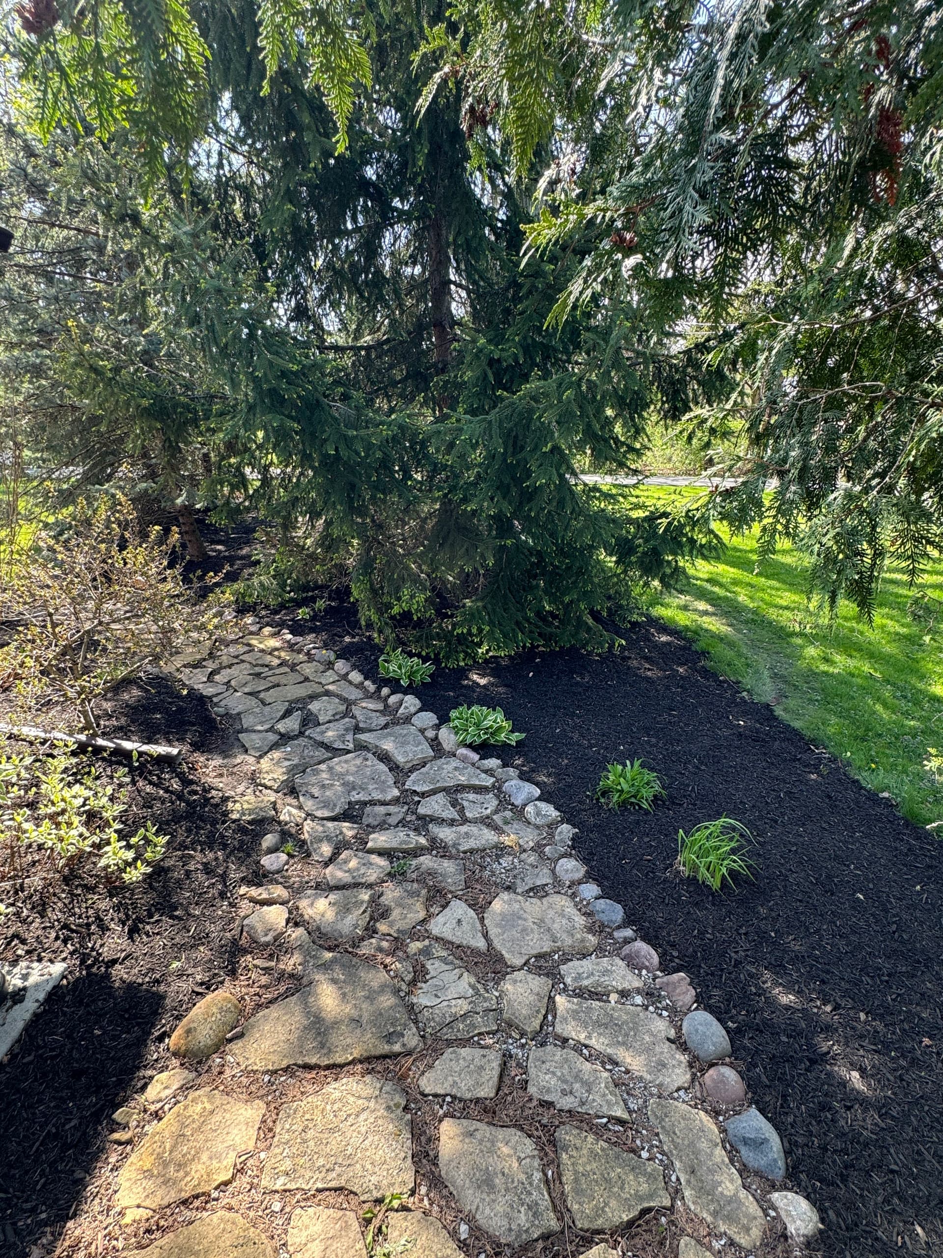 Fresh Mulch and Sharp Beds at This Cedar Lake Property image