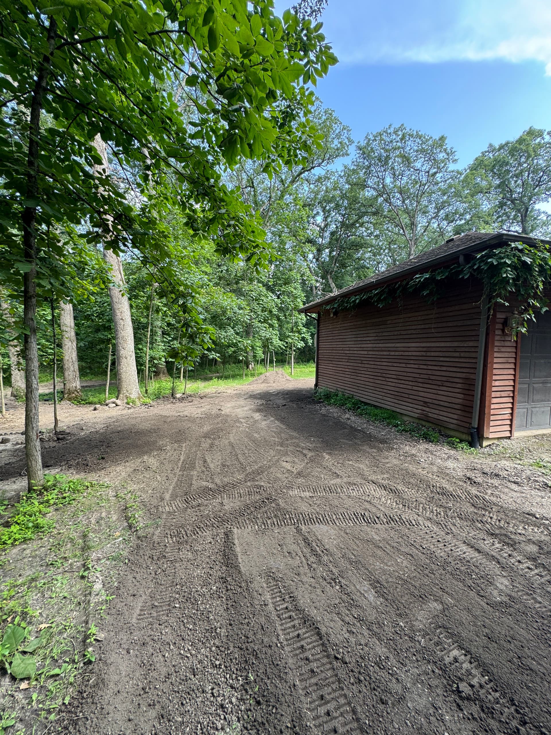 Gallery photos for 60 Yards of Fill and a Full Backyard Regrade in Lowell: Image #2